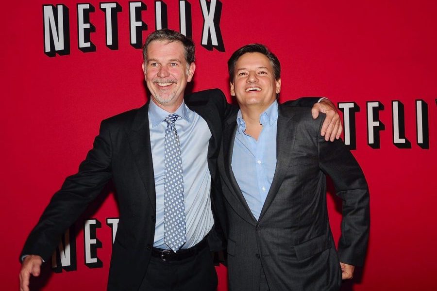 Reed Hastings and Marc Randolph, founders of Netflix