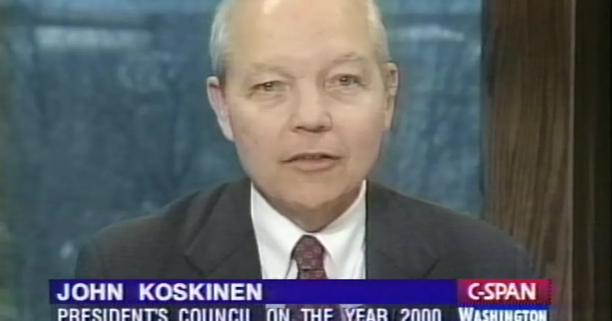 Y2K Czar John Koskinen